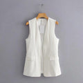 Women Vest Simple Graceful Suit Vest