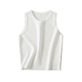 Women Vest Solid Color Knitted Slim Sleeveless