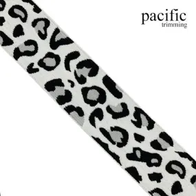 1 5/8 Inch White Animal Pattern Elastic Band