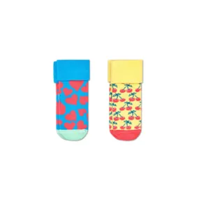 2-Pack Kids Heart Terry Socks