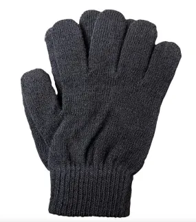 A&R Knit Black Youth New Gloves