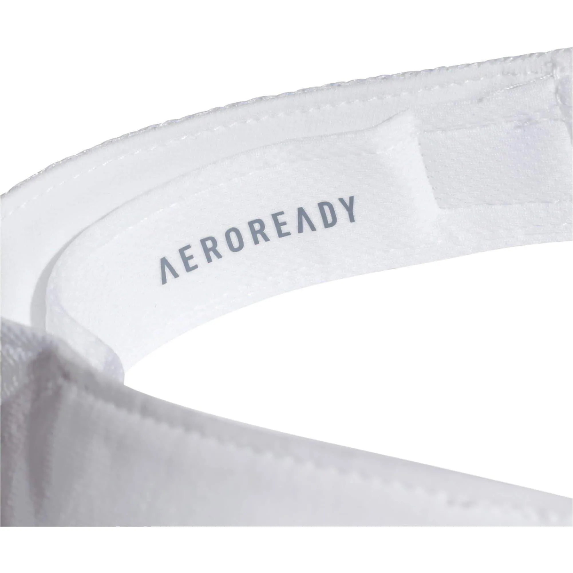 adidas AeroReady Mens Running Visor - White