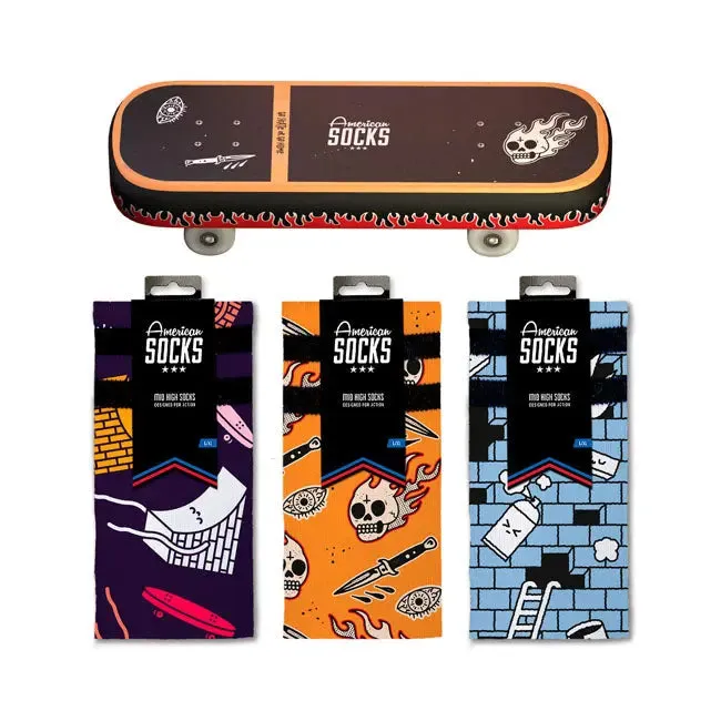 American Socks Skateboard Gift Box Signature Socks