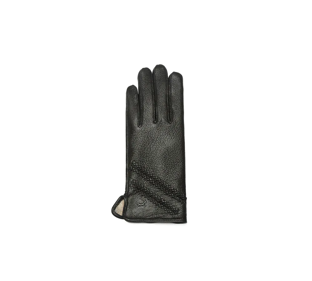 AUSTRALIAN SHEPHERD® Ladies Leather Sheepskin Wool Gloves Britney