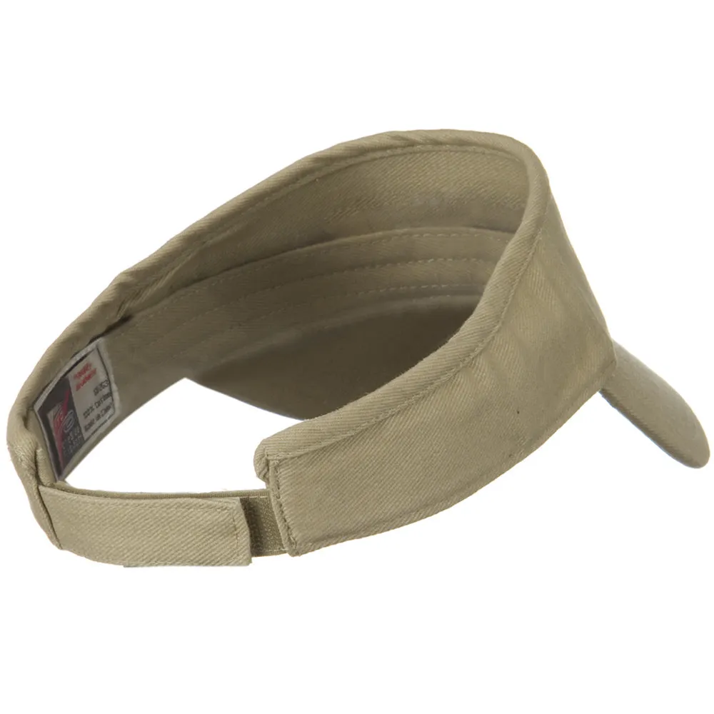 Brushed Bull Denim Sun Visor