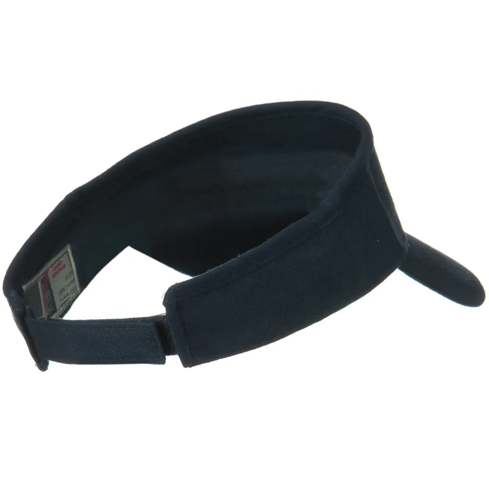 Brushed Bull Denim Sun Visor