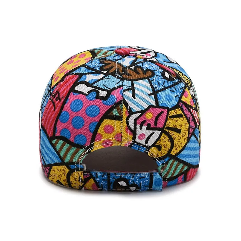 Cartoon Print Baseball Caps