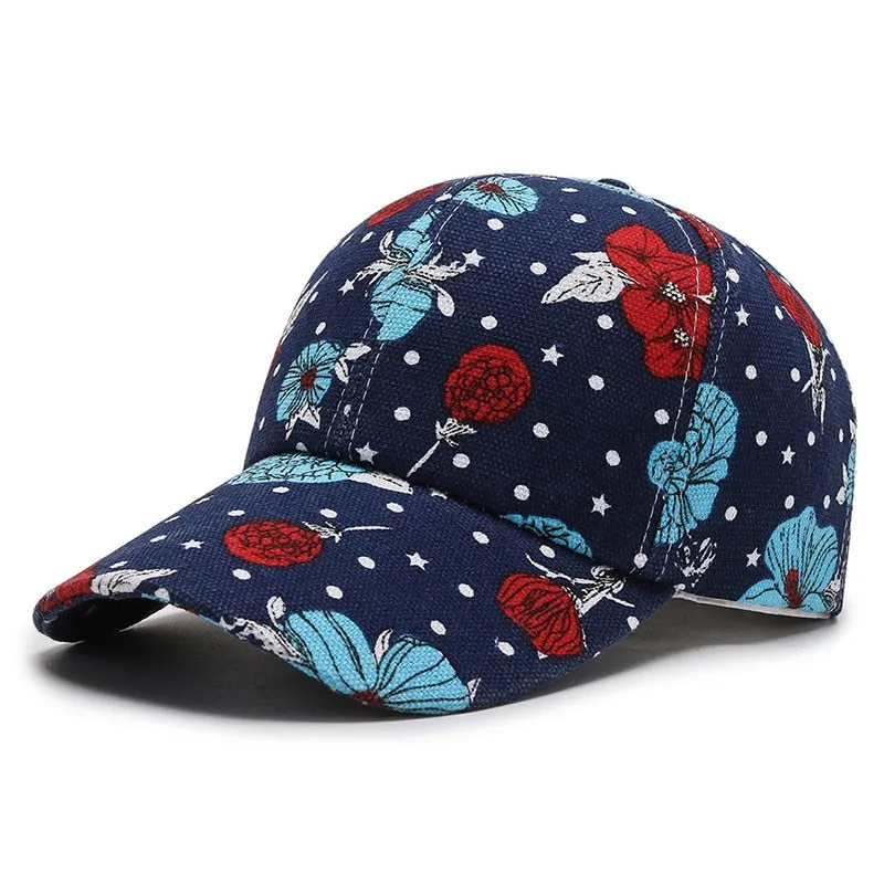 Cartoon Print Baseball Caps