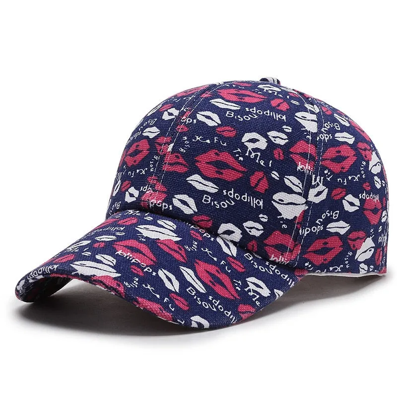 Cartoon Print Baseball Caps