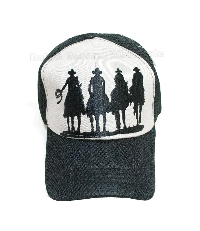 Casual Cowboys Mesh Caps Wholesale