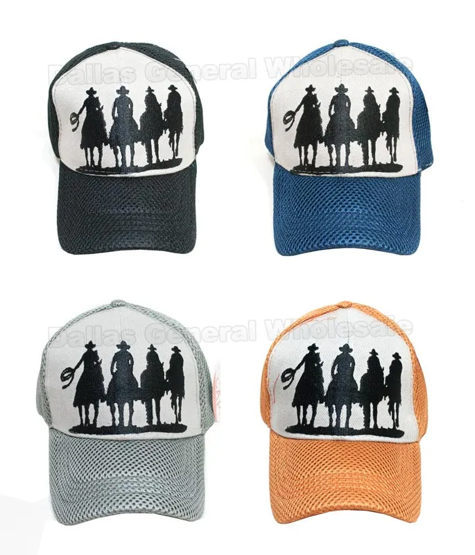 Casual Cowboys Mesh Caps Wholesale