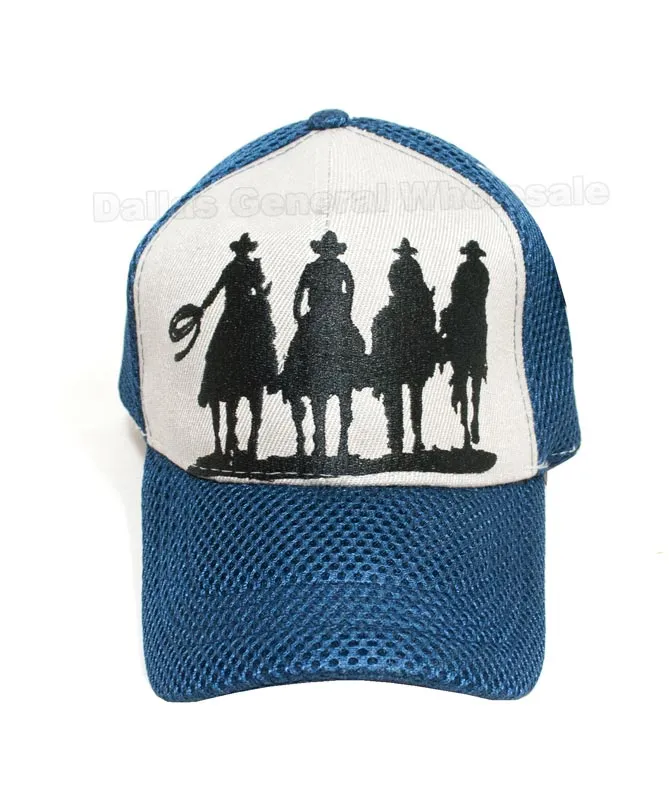 Casual Cowboys Mesh Caps Wholesale