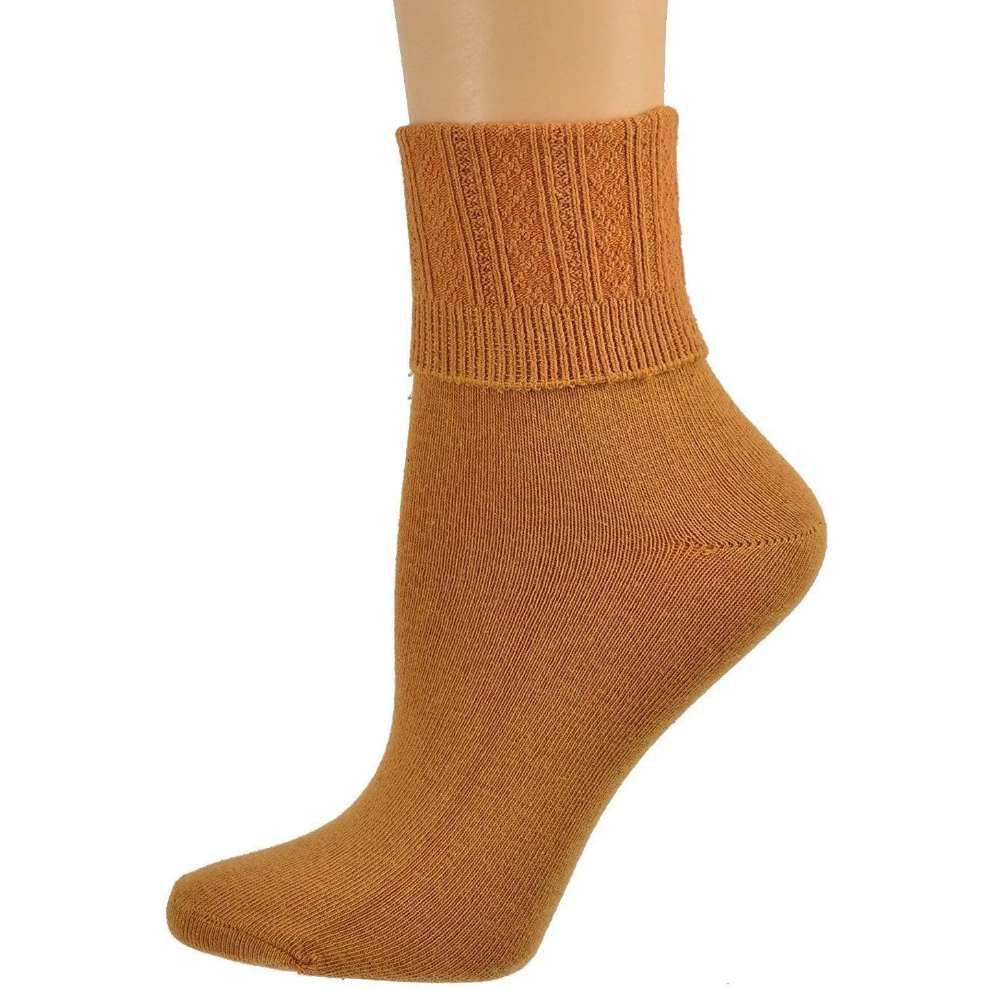 Colorful Socks - Sierra Socks Women Triple Cuff Crew Cotton