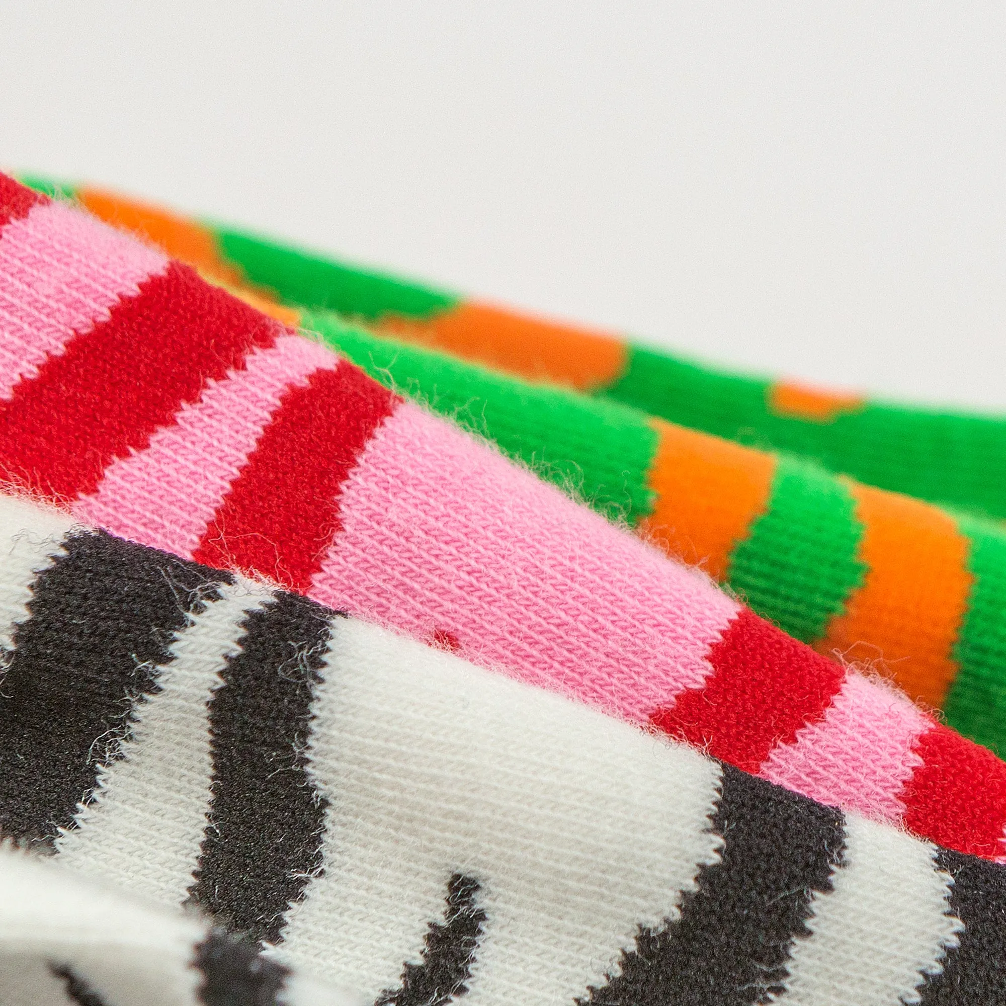 Colorful Zebra Fake Socks