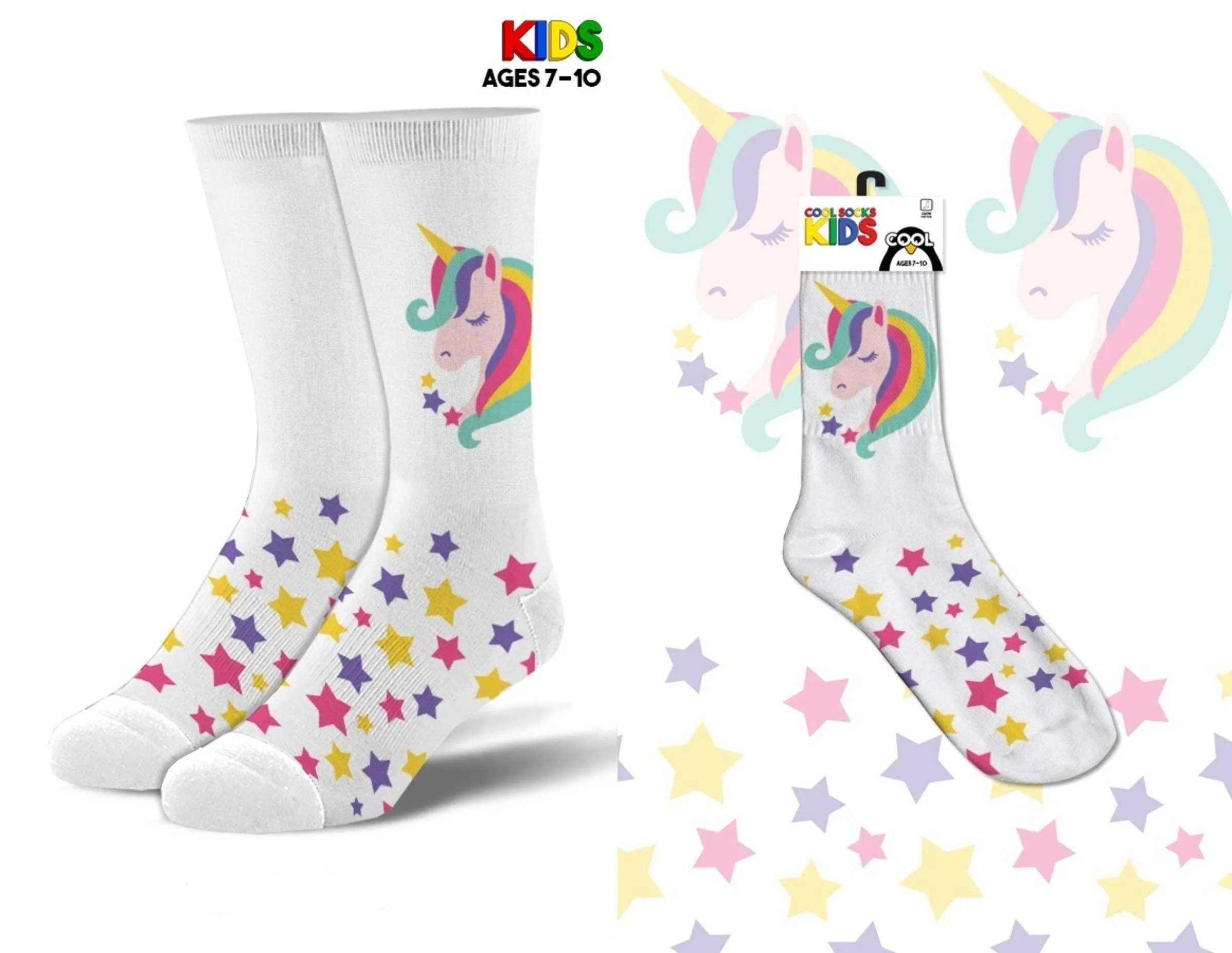 Cool Socks - Unicorn 7-10 Socks - Kids