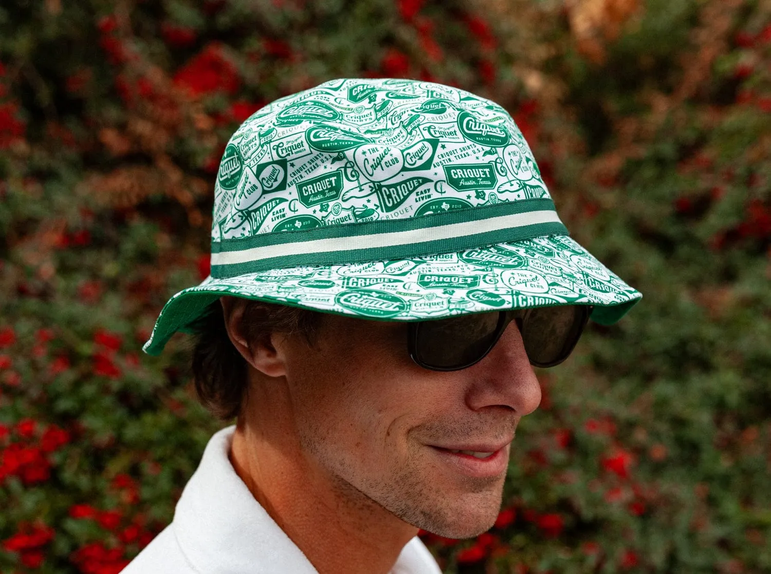 Criquet x Imperial Bucket Hat - Criquet Print - Green