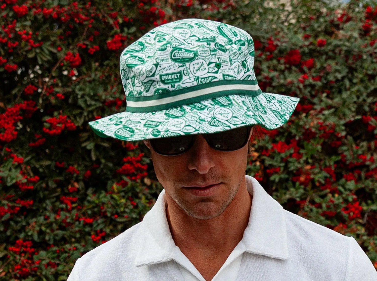 Criquet x Imperial Bucket Hat - Criquet Print - Green