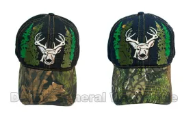 Deer Design Camouflage Fashion Denim Caps Wholesale