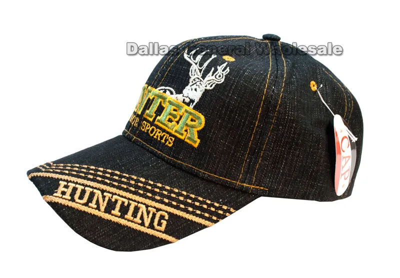 Deer Hunting Denim Casual Caps Wholesale