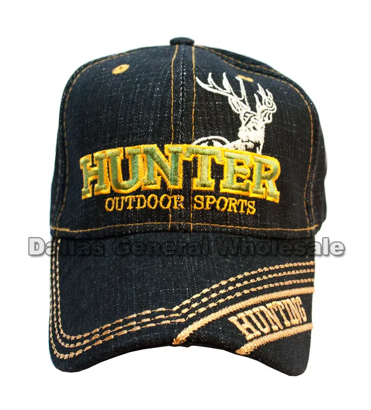 Deer Hunting Denim Casual Caps Wholesale