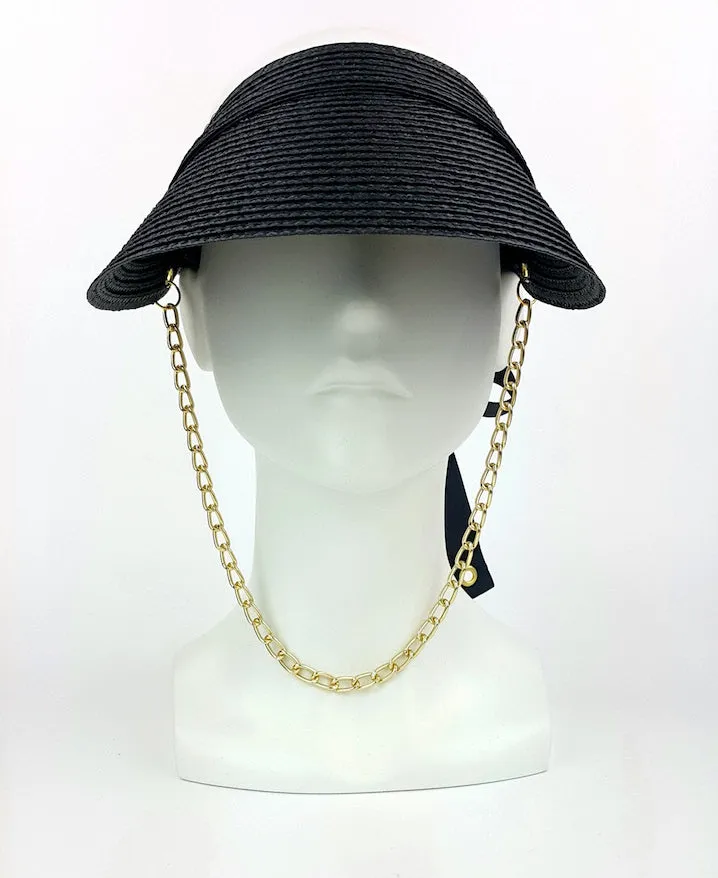 DMC Straw Visor (black)