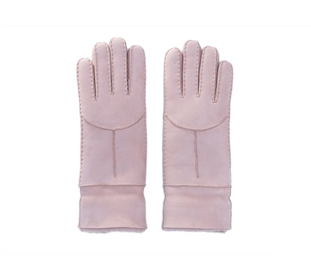 EVERAU® Ladies Gloves Fluffy Sheepskin Wool Stacey