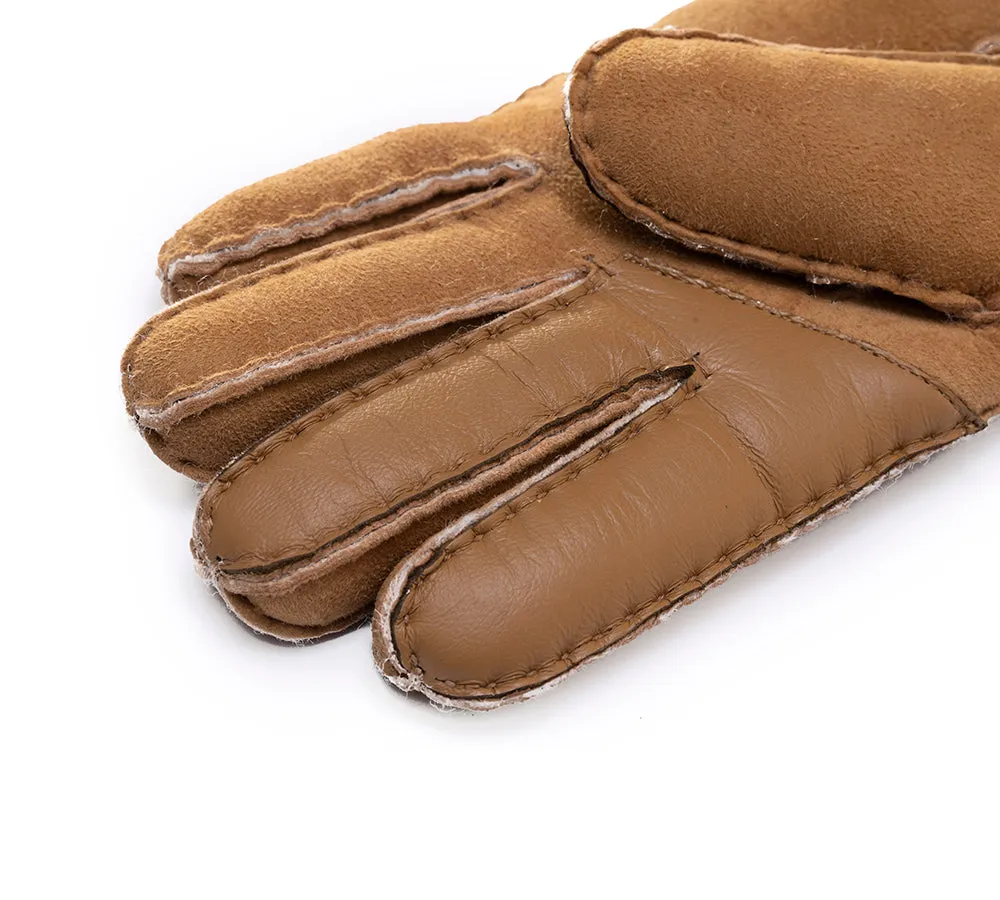 EVERAU® Ladies Gloves Fluffy Sheepskin Wool Stacey