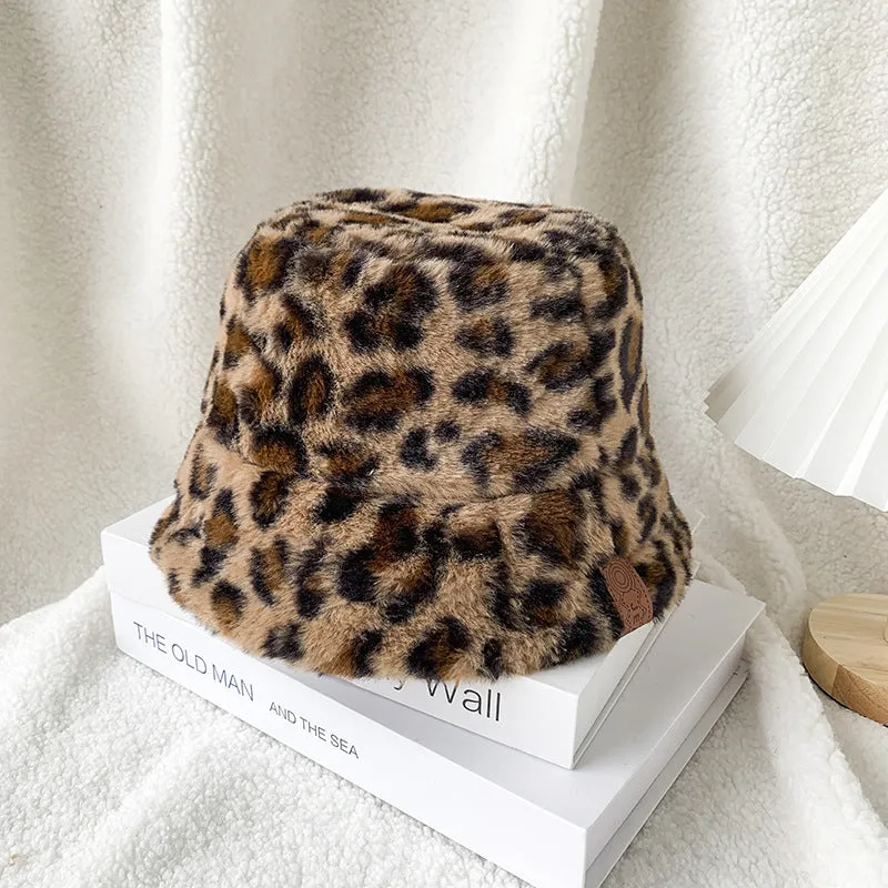 Fleece-lined Warm Face-covering Bucket Hat