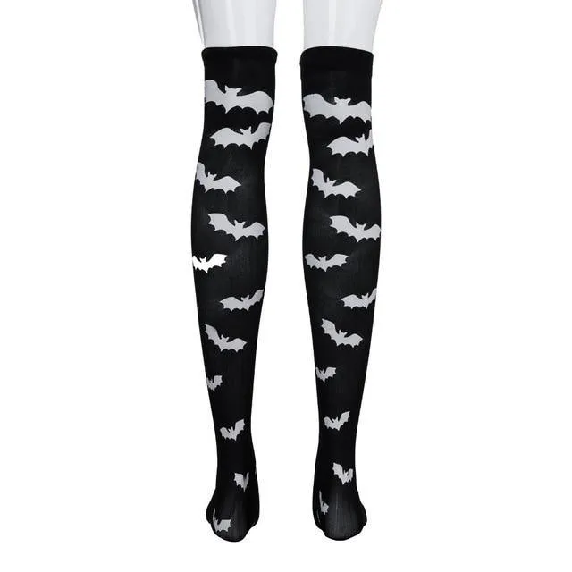 Halloween Long Knee High Socks