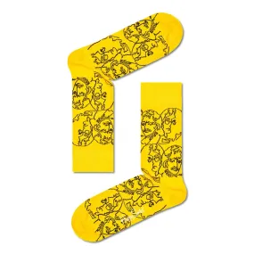 Happy Socks: Beatles Lines Yellow