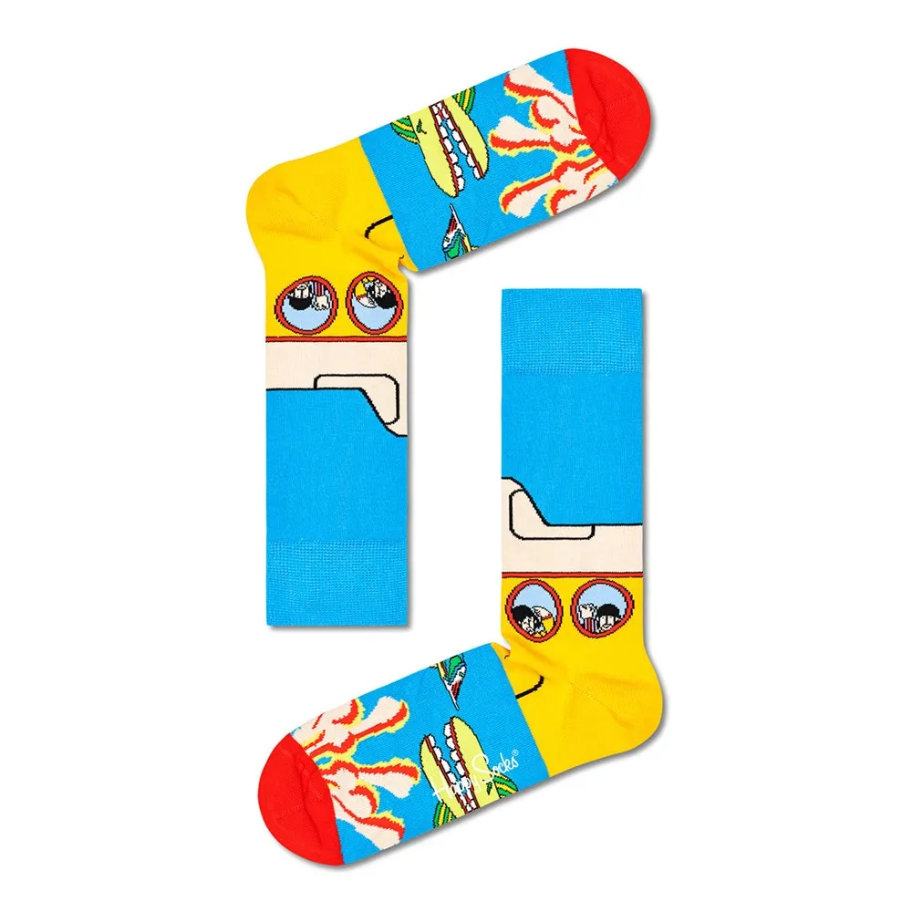 Happy Socks: Beatles Yellow Submarine Light Blue