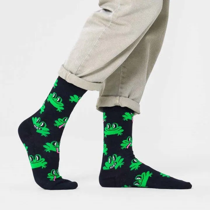 Happy Socks: Frog Black