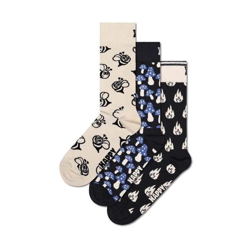 Happy Socks: Gift Set Monochrome Magic 3pk ML