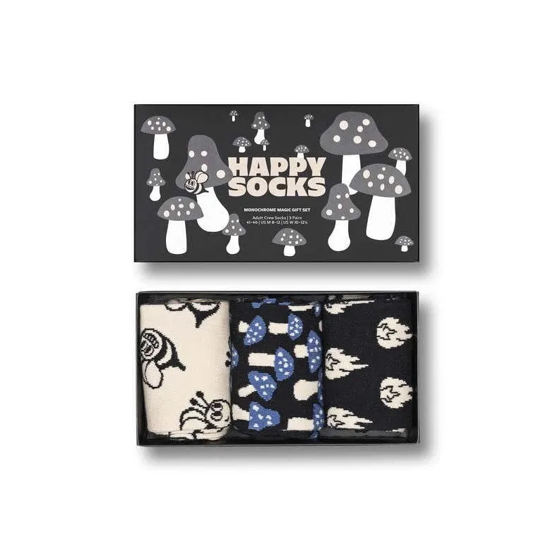 Happy Socks: Gift Set Monochrome Magic 3pk ML