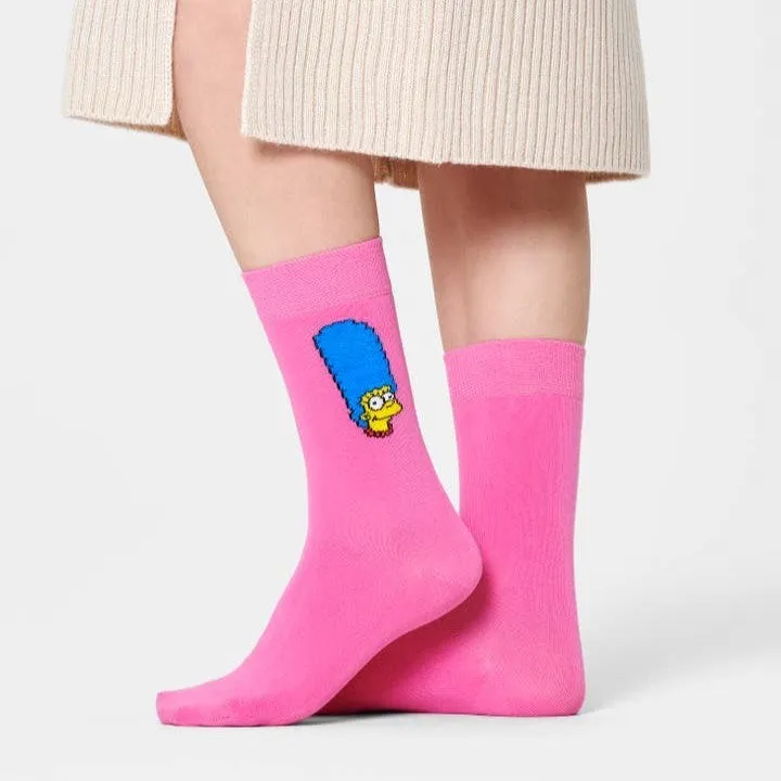 Happy Socks: The Simpsons Marge Pink