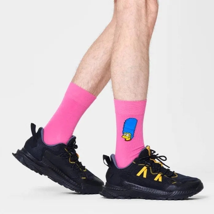 Happy Socks: The Simpsons Marge Pink