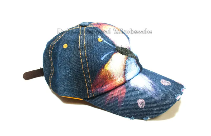 Ladies Fashion Denim Caps Wholesale