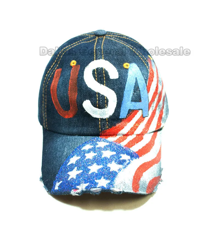 Ladies Fashion Denim Caps Wholesale