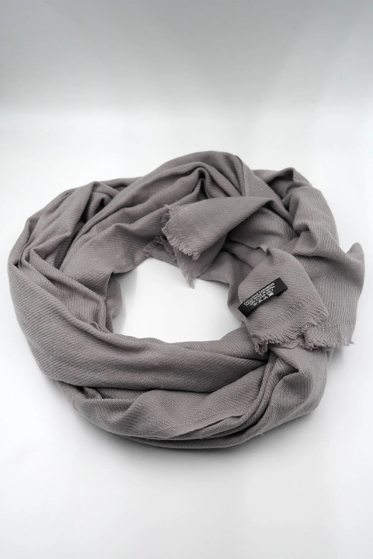 Light Grey Color Pure Pashmina Shawl