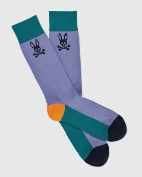 MENS COLOR BLOCK SOCKS - B6F552M1PB