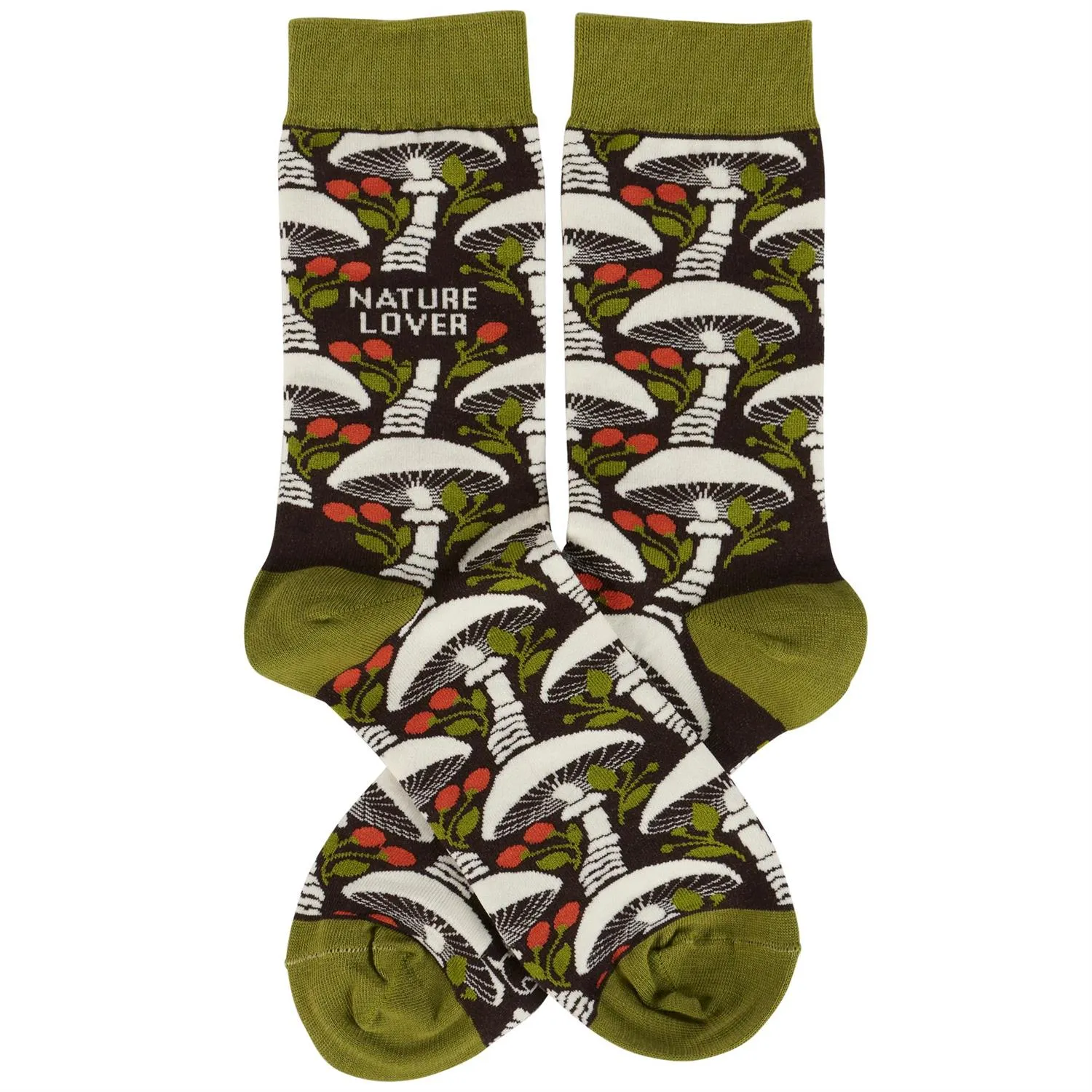 Nature Lover Socks | Mushroom Pattern Design