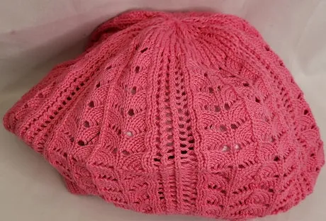 Paloma -- Women's Cotton Crochet Beret