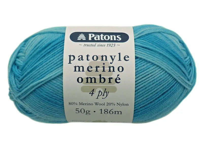 PATONS PATONYLE MERINO OMBRE 4PLY