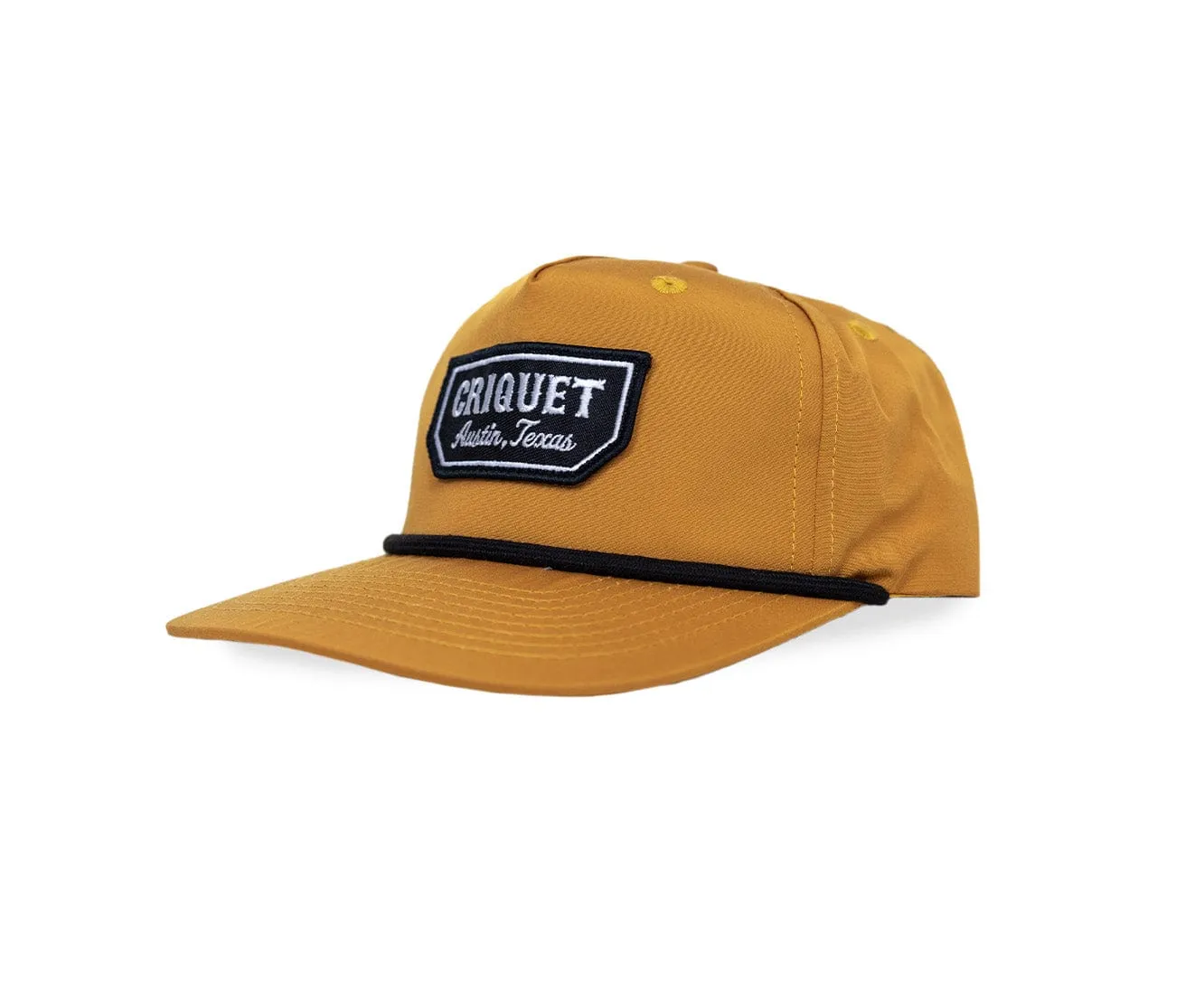 Performance Rope Hat - Criquet Hexagon Patch - Biscuit