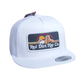 Red Dirt Neon Buffalo White Cap