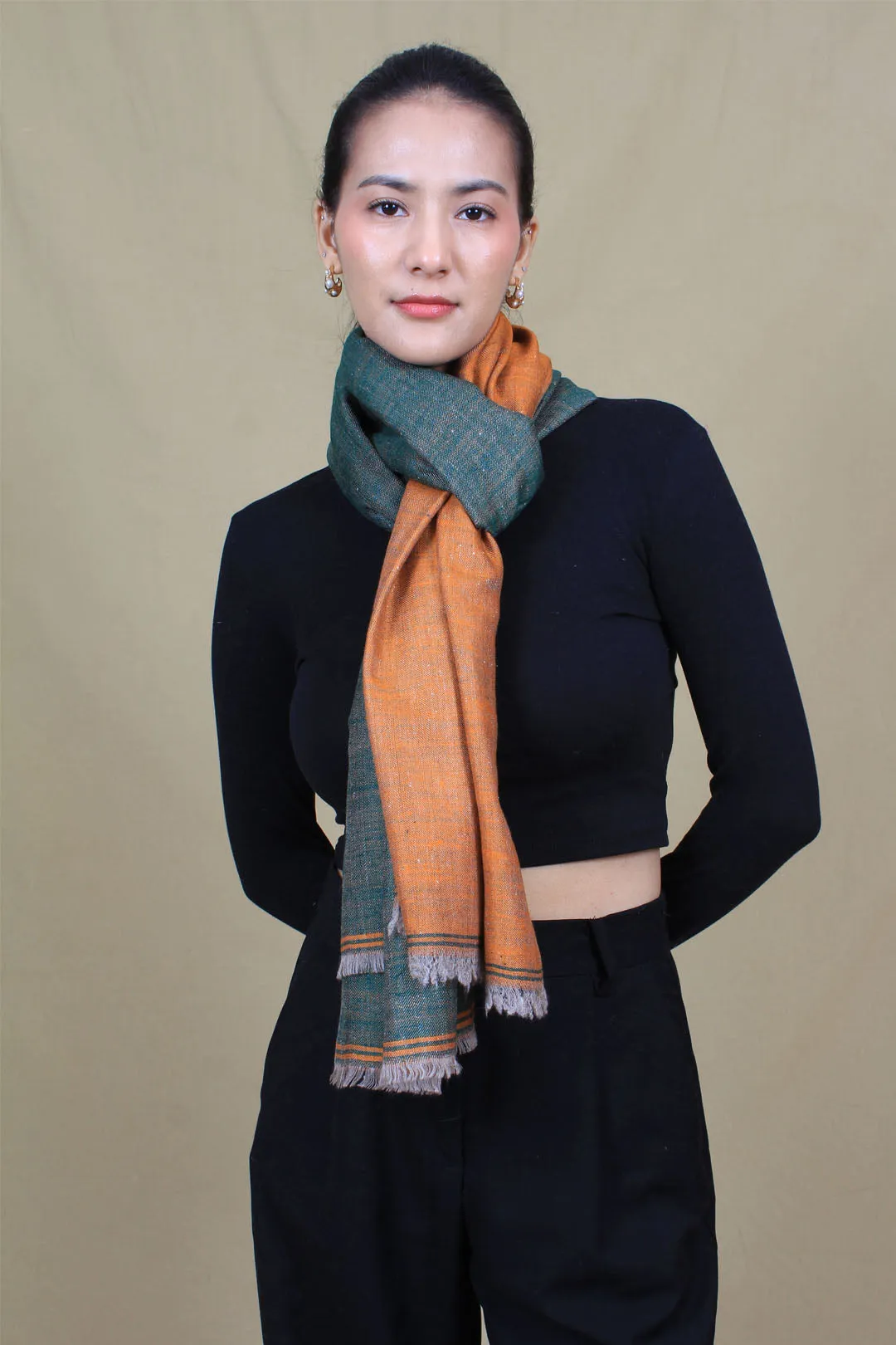 Shehla Reversible Cashmere Stole