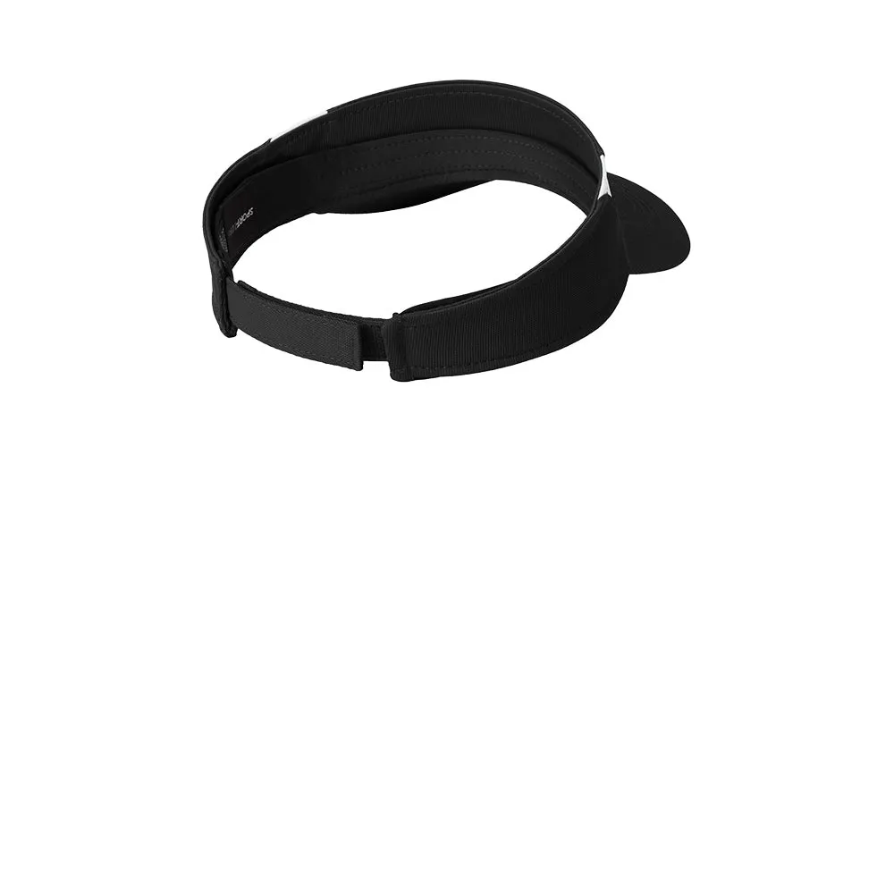 Sport-Tek® Dry Zone® Colorblock Visor - Black / White