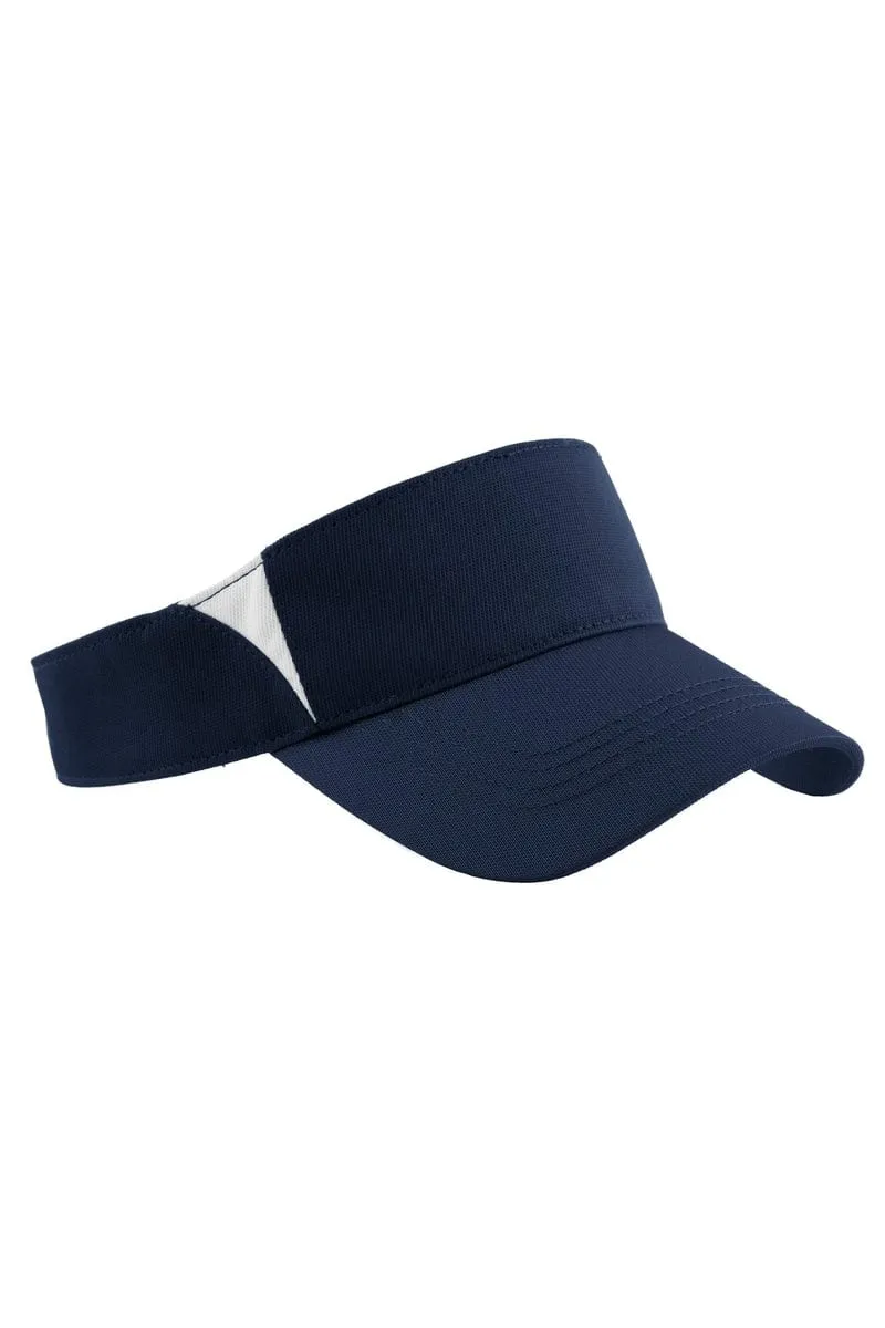 Sport-Tek STC13: Dry Zone Colorblock Visor