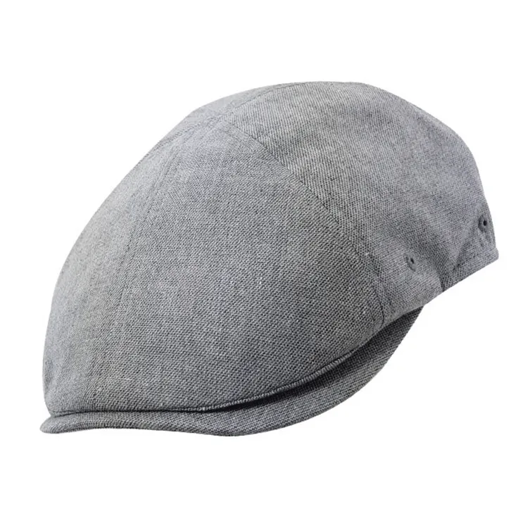 Stanton Casual Linen Ivy Cap - Grey