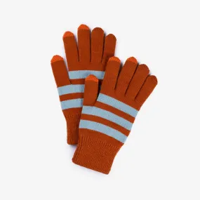 Stripe Touch Screen Gloves